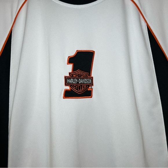 Harley Davidson Naples FL Short Sleeve Polyester Shirt - Picture 2 of 7